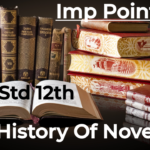 history of novel std12 English