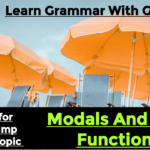 Modals their functions