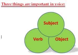 Important things in voice