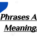 useful phrases and their meanings