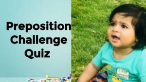 English Preposition Quiz