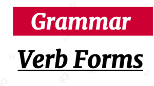 verb forms v1 v2 v3 forms