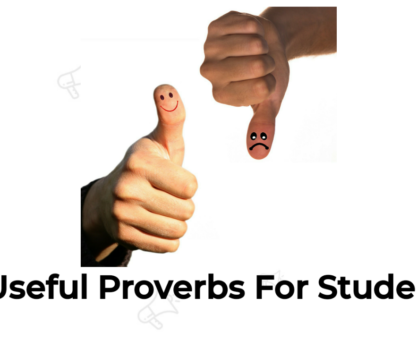 useful proverbs for students and life skills