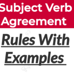 subject verb agreement rules with examples