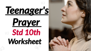 Tennagers prayer worksheet