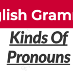 Types of pronouns kinds of pronouns