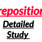 detailed study of prepositions