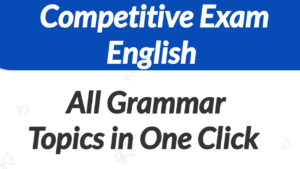 competitive exam English practice